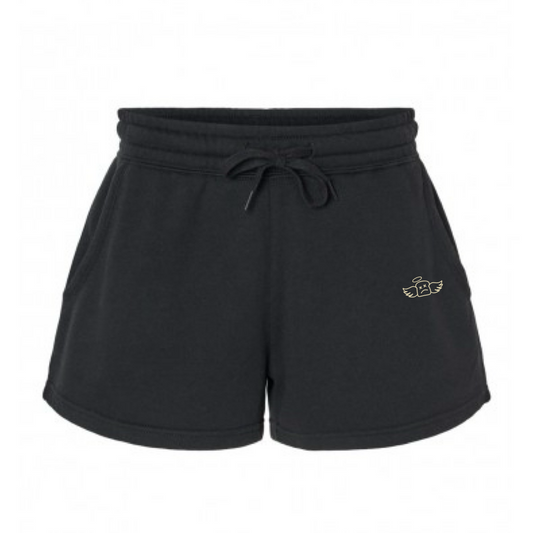 WOMENS STAPLE SHORTS - BLACK/CRÉME