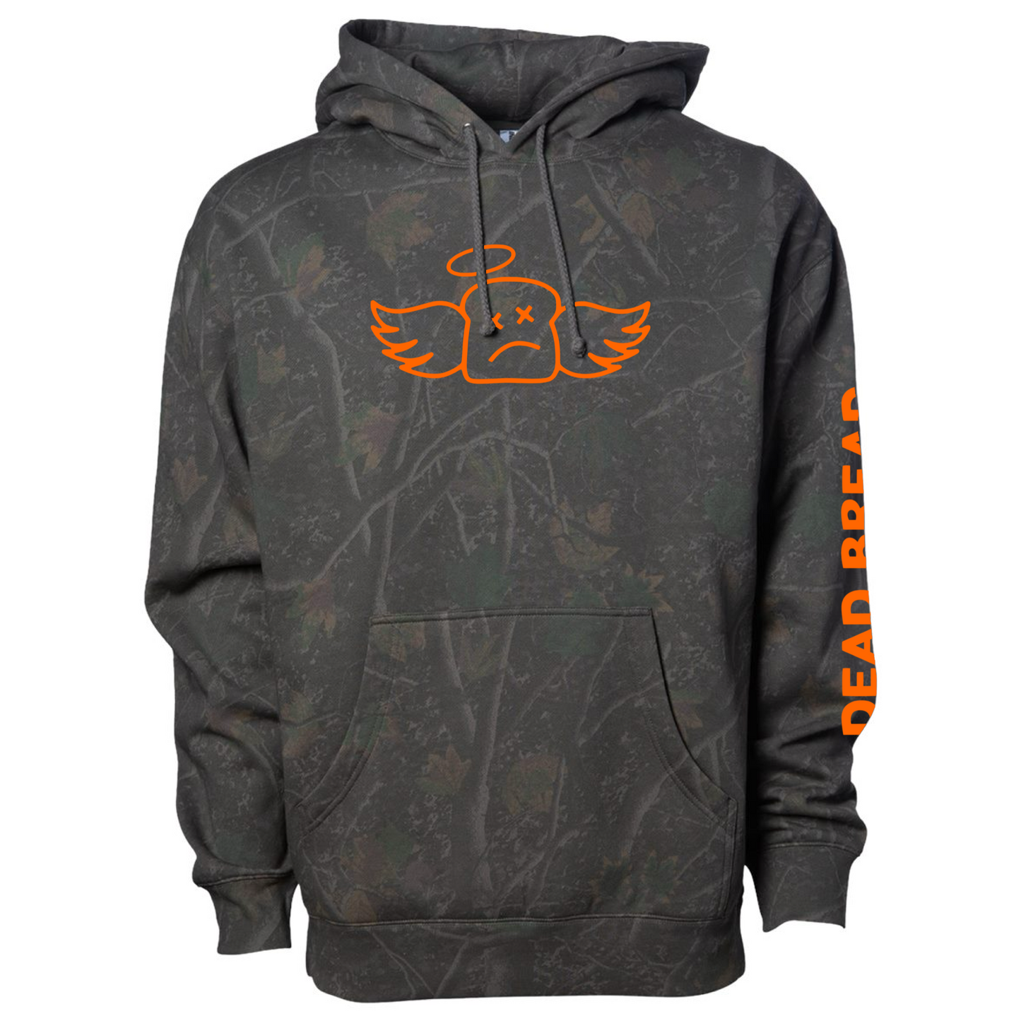 NEW DAY HEAVYWEIGHT HOODIE - DARKWOOD/ORANGE - Dead Bread