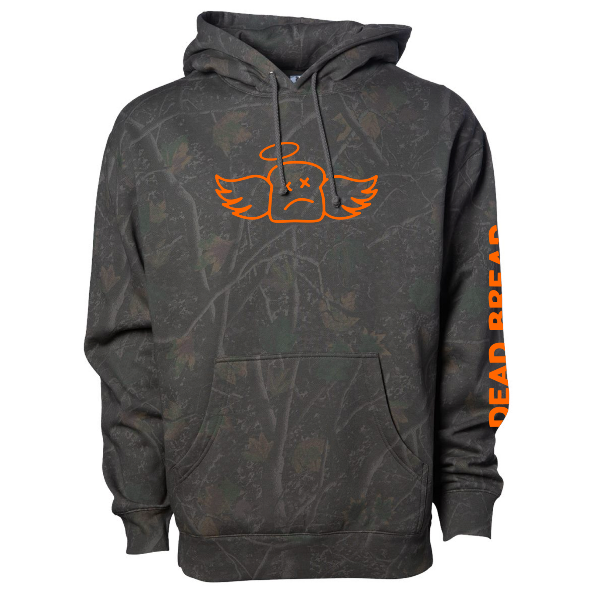 NEW DAY HEAVYWEIGHT HOODIE - DARKWOOD/ORANGE - Dead Bread