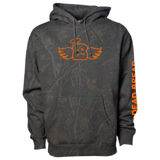 NEW DAY HEAVYWEIGHT HOODIE - DARKWOOD/ORANGE - Dead Bread