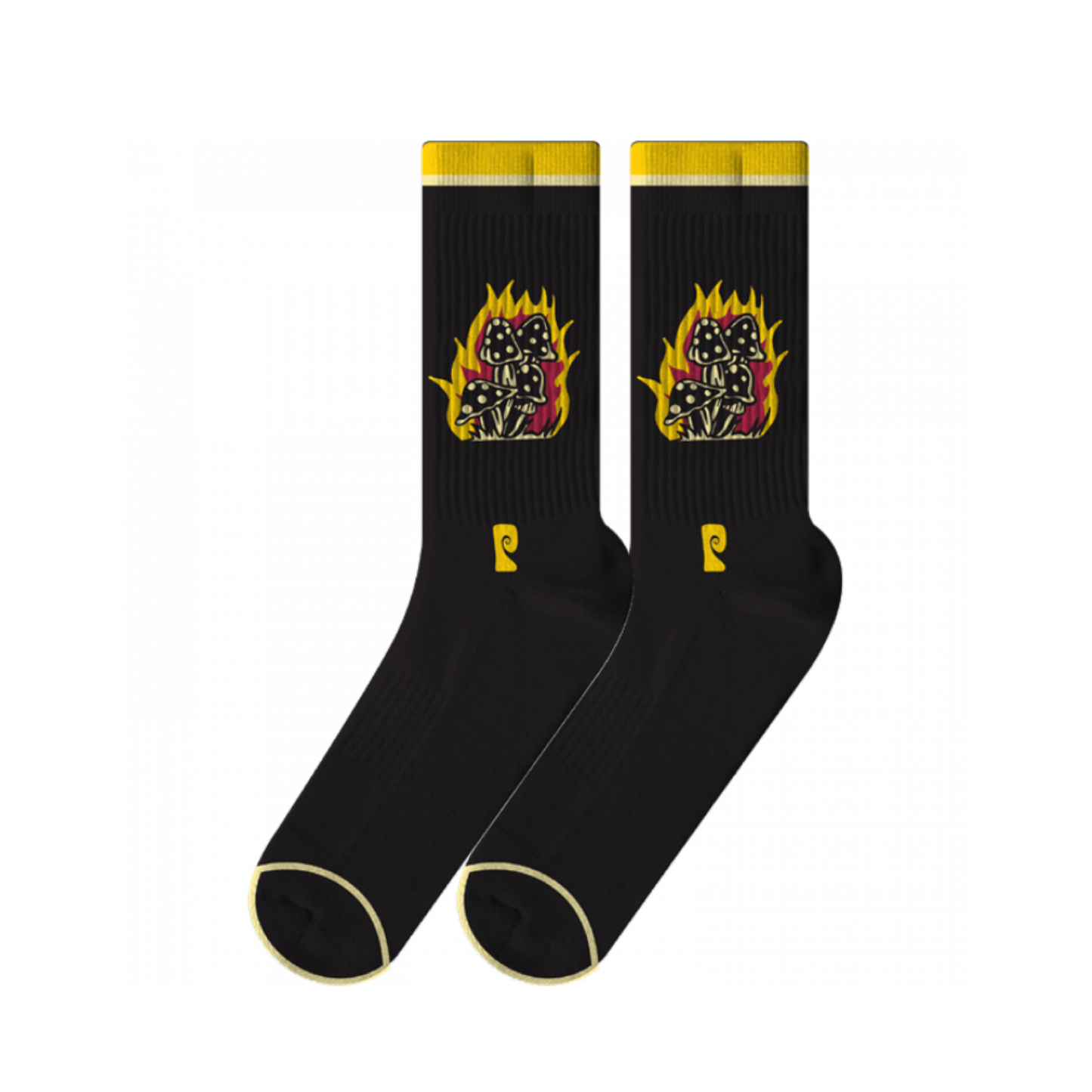 PSOCKADELIC MUSHROOM FLAME CREW SOCKS