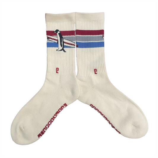 PSOCKADELIC SURF BIRD CREW SOCKS