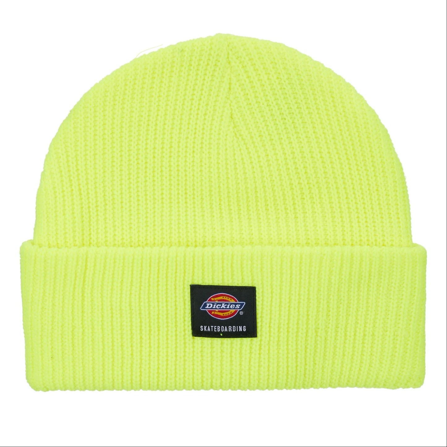 DICKIES SKATEBOARDING FLIP UP BEANIE - NEON YELLOW