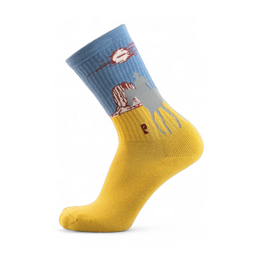 PSOCKADELIC SANTA FE CREW SOCKS - Dead Bread