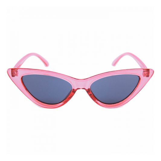 HAPPY HOUR SPACE NEEDLES SUNGLASSES - CLEAR GLOSS RED