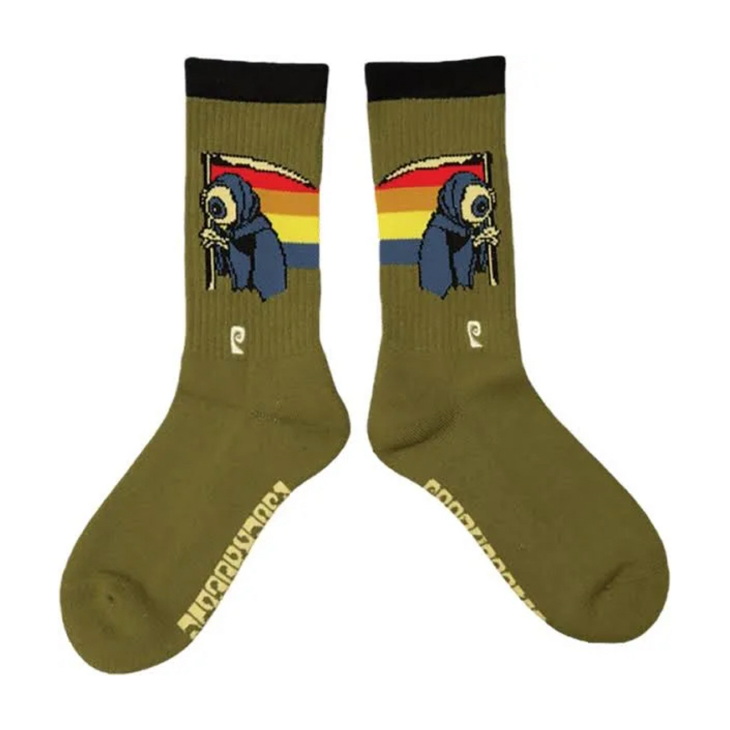 PSOCKADELIC TIME REAPER CREW SOCKS