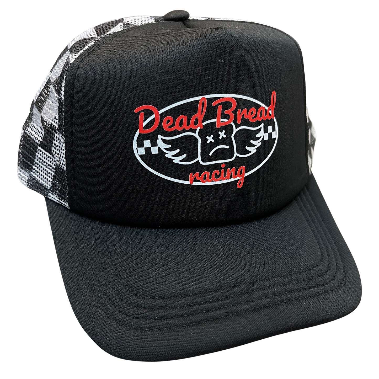 SPEEDWAY CAP - BLACK/WHITE CHECKERED - Dead Bread