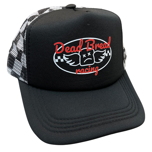 SPEEDWAY CAP - BLACK/WHITE CHECKERED - Dead Bread
