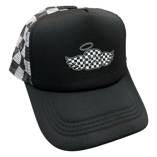 TOASTY FAF CAP - BLACK/WHITE CHECKERED