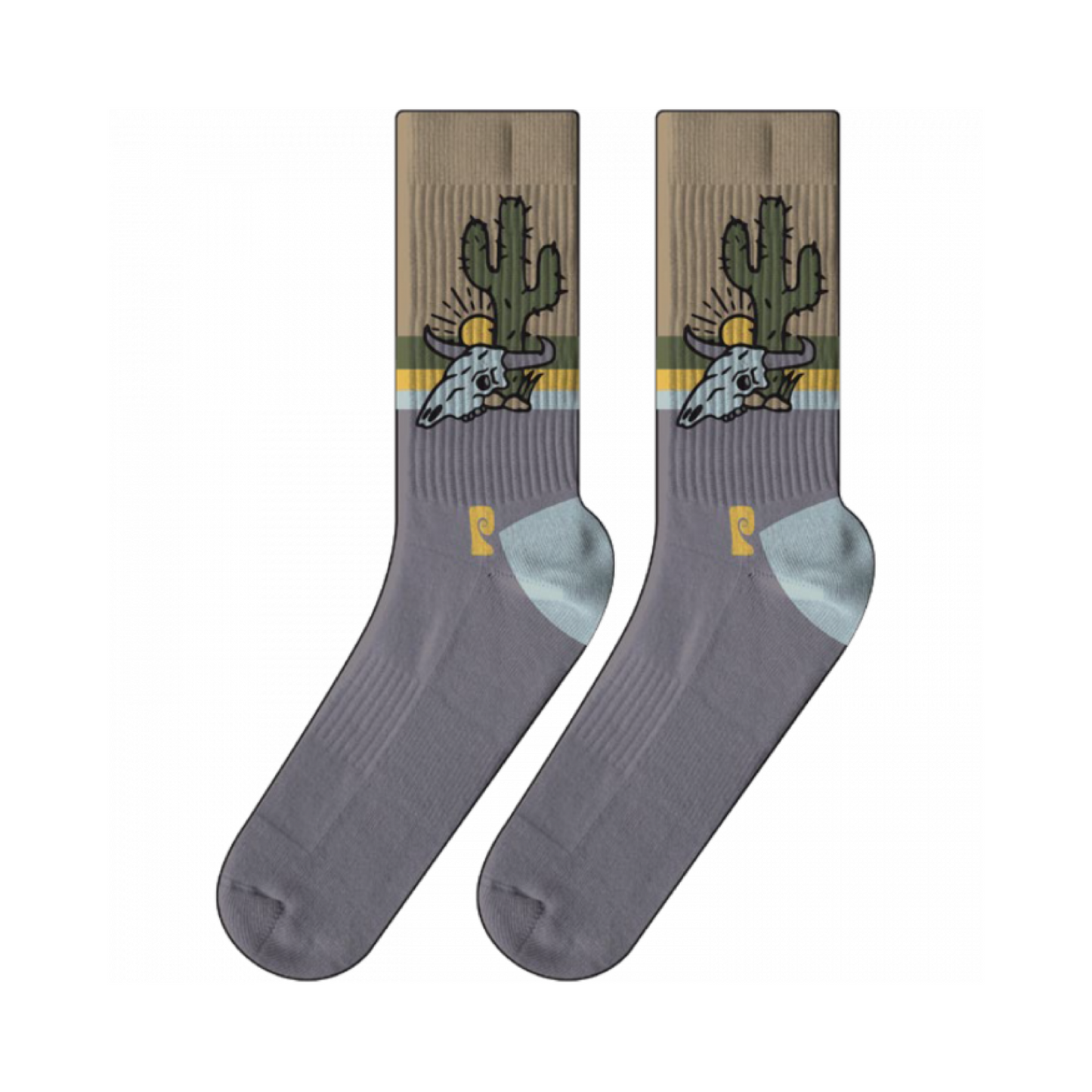 PSOCKADELIC DUDE RANCH CREW SOCKS