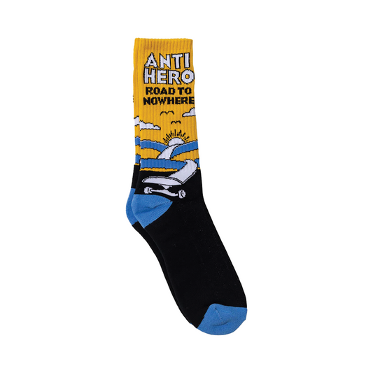 ANTIHERO ROAD TO NOWHERE CREW SOCKS - Dead Bread