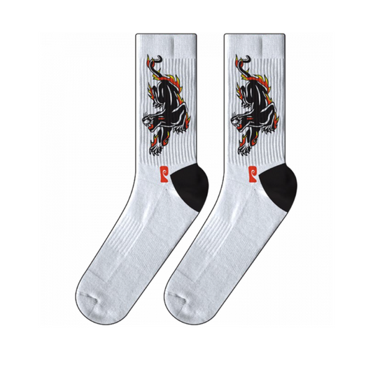 PSOCKADELIC FIRE PANTHER CREW SOCKS - Dead Bread