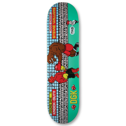 DGK WILLIAMS 8-BIT TKO DECK 8.25” - Dead Bread