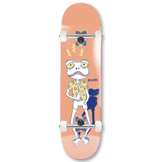 PUSH FROGGY SKETCH FP COMPLETE SKATEBOARD 7.75” - Dead Bread