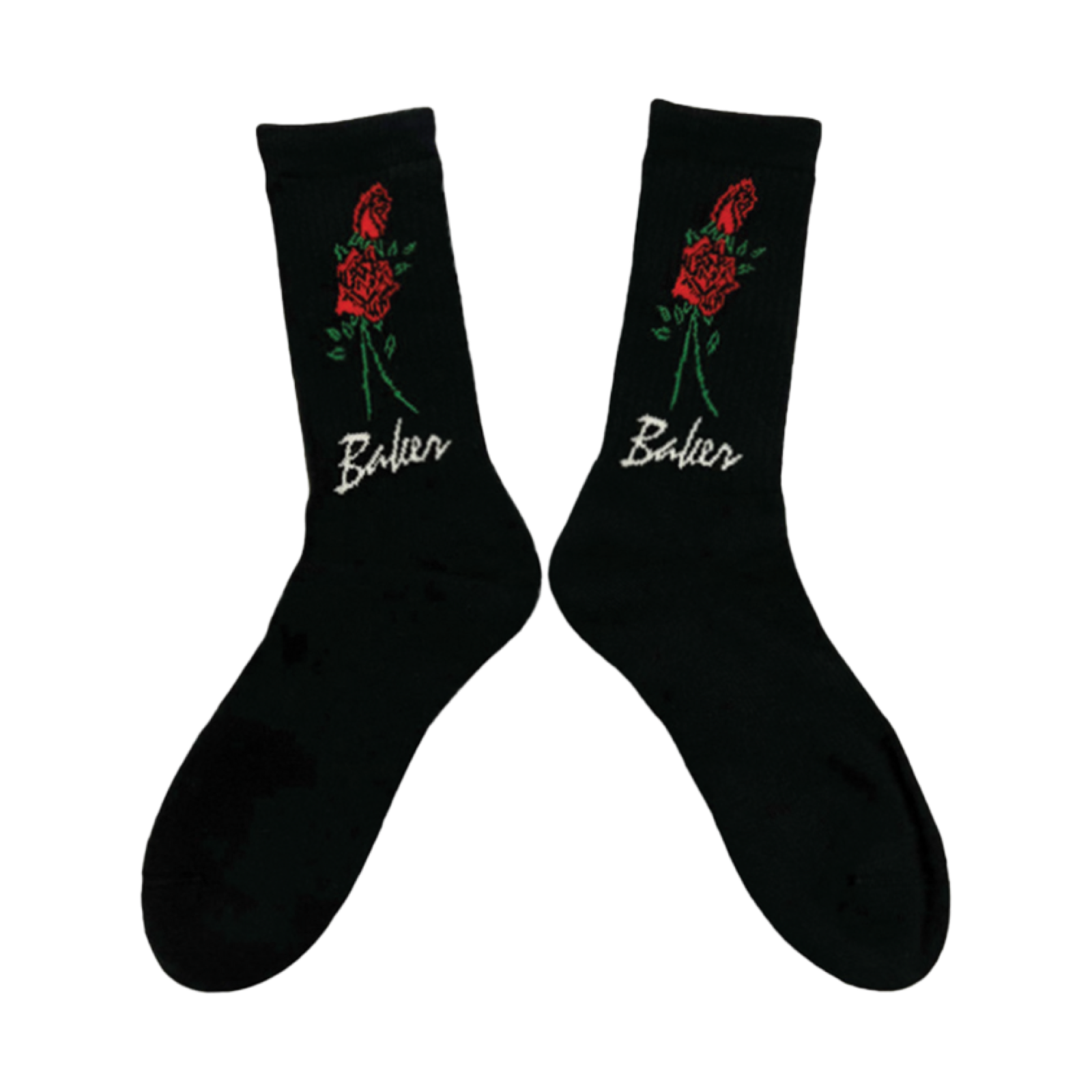 BAKER ROSES CREW SOCKS - Dead Bread