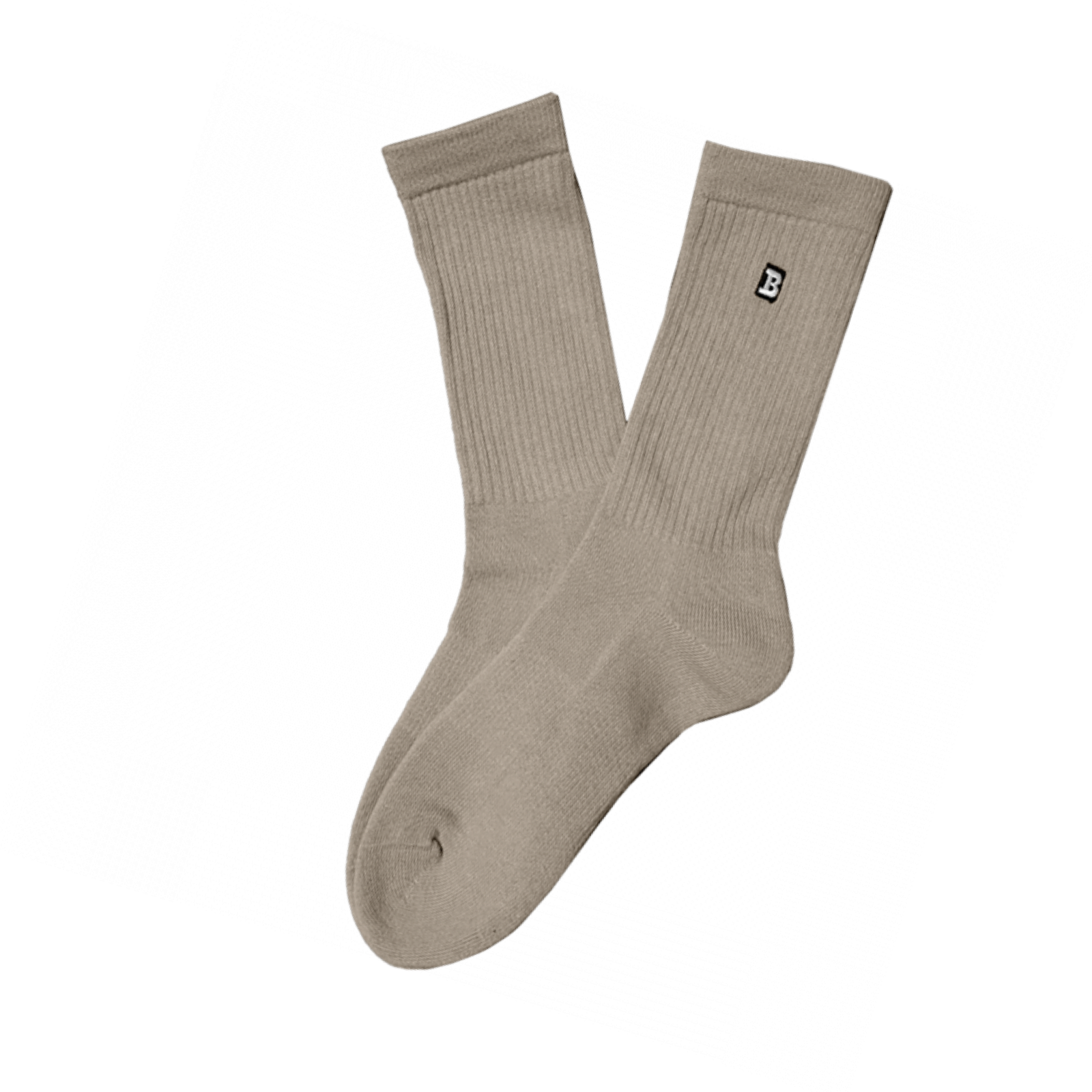 BAKER CREAM CREW SOCKS - Dead Bread