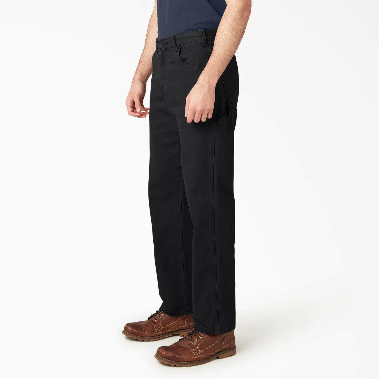 DICKIES RELAXED FIT  HEAVYWEIGHT DUCK CARPENTER PANTS - BLACK - Dead Bread