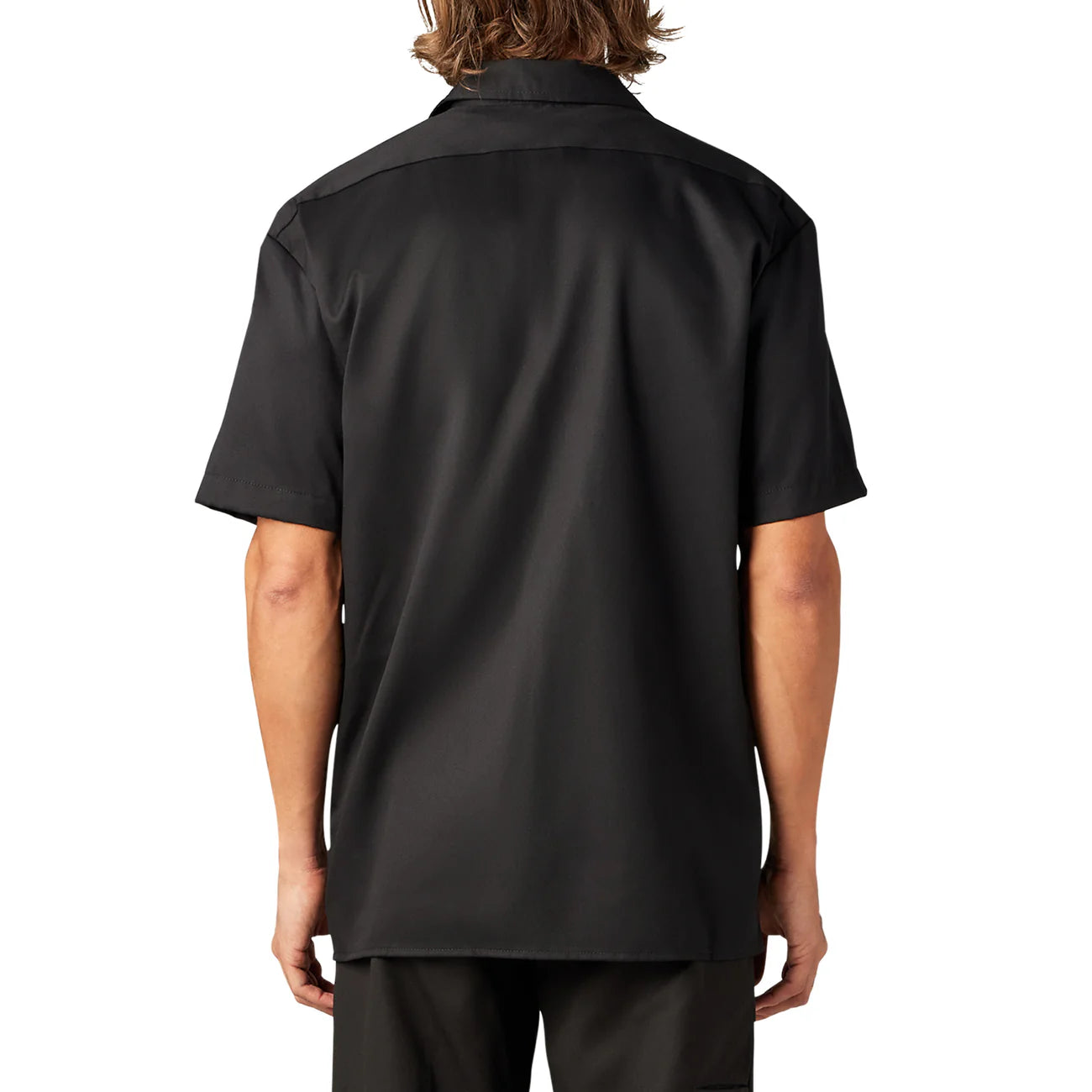 DICKIES FLEX RELAXED FIT SHORT SLEEVE WORK SHIRT - BLACK - Dead Bread