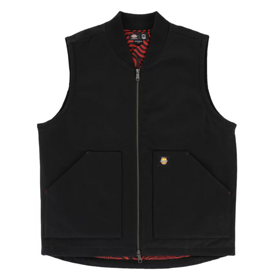 DICKIES X SPITFIRE VEST - BLACK - Dead Bread