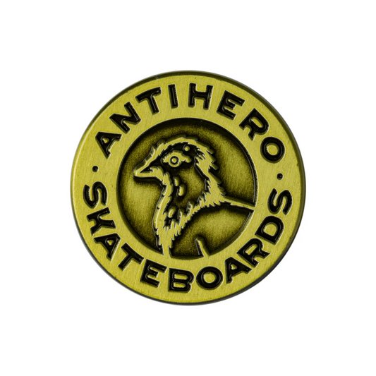 ANTIHERO BASIC PIGEON ROUND LAPEL PIN