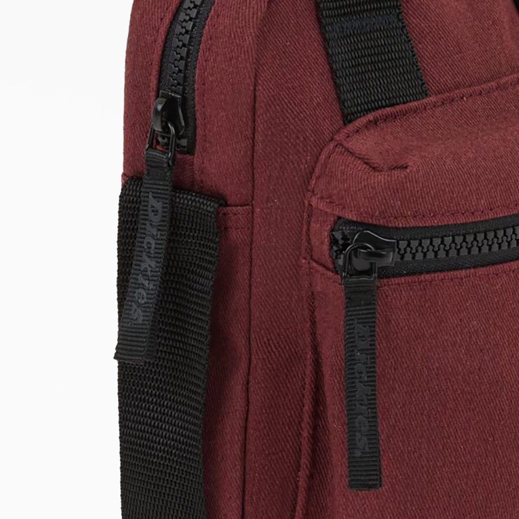 DICKIES MOREAUVILLE CROSS BODY BAG - BURGUNDY