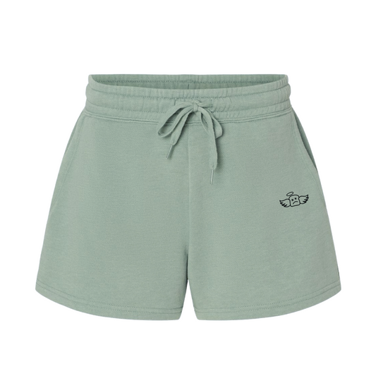 WOMENS STAPLE SHORTS - SAGE GREEN