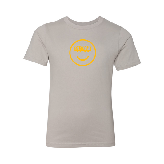 YOUTH SMILE TEE - LIGHT GRAY