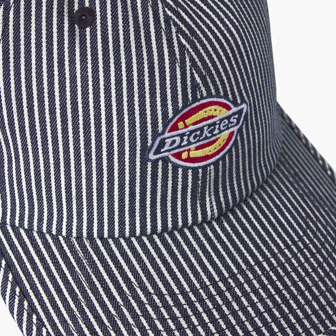 DICKIES LOW PRO LOGO DAD HAT- HICKORY STRIPE