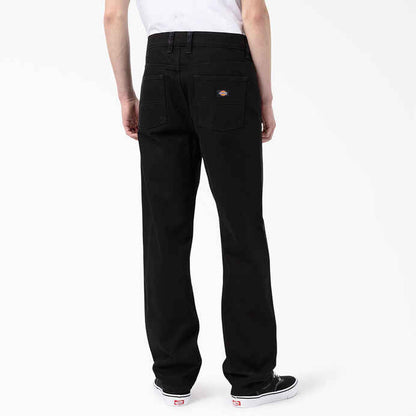 DICKIES THOMASVILLE LOOSE FIT JEAN - RINSED BLACK