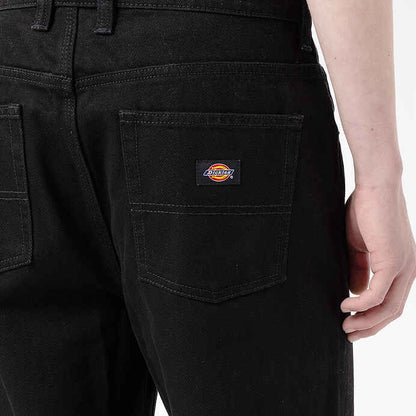 DICKIES THOMASVILLE LOOSE FIT JEAN - RINSED BLACK