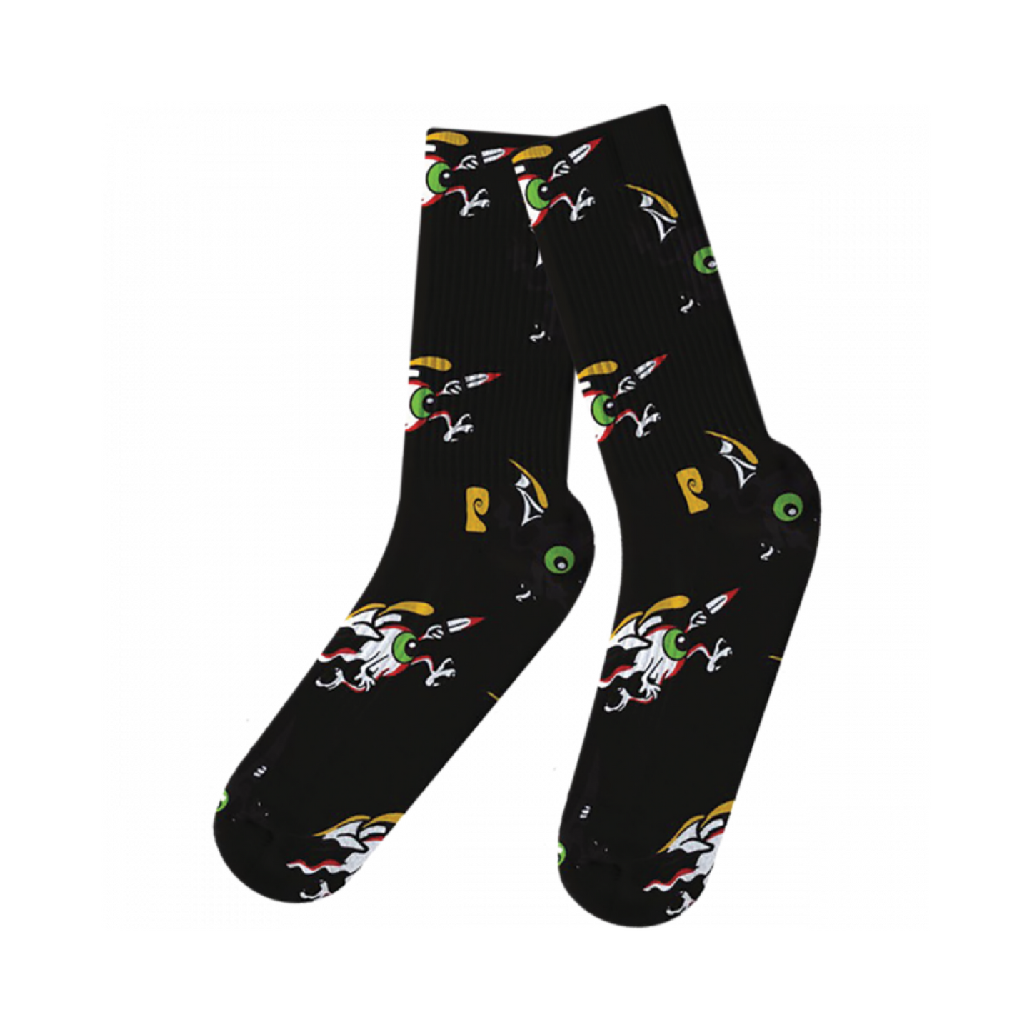 PSOCKADELIC FLYING EYES CREW SOCKS