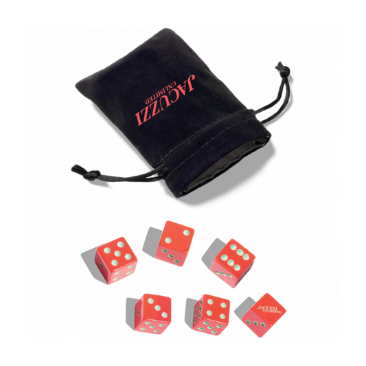 JACUZZI UNLIMITED SNAKE EYES LOADED DICE SET - SALMON - Dead Bread