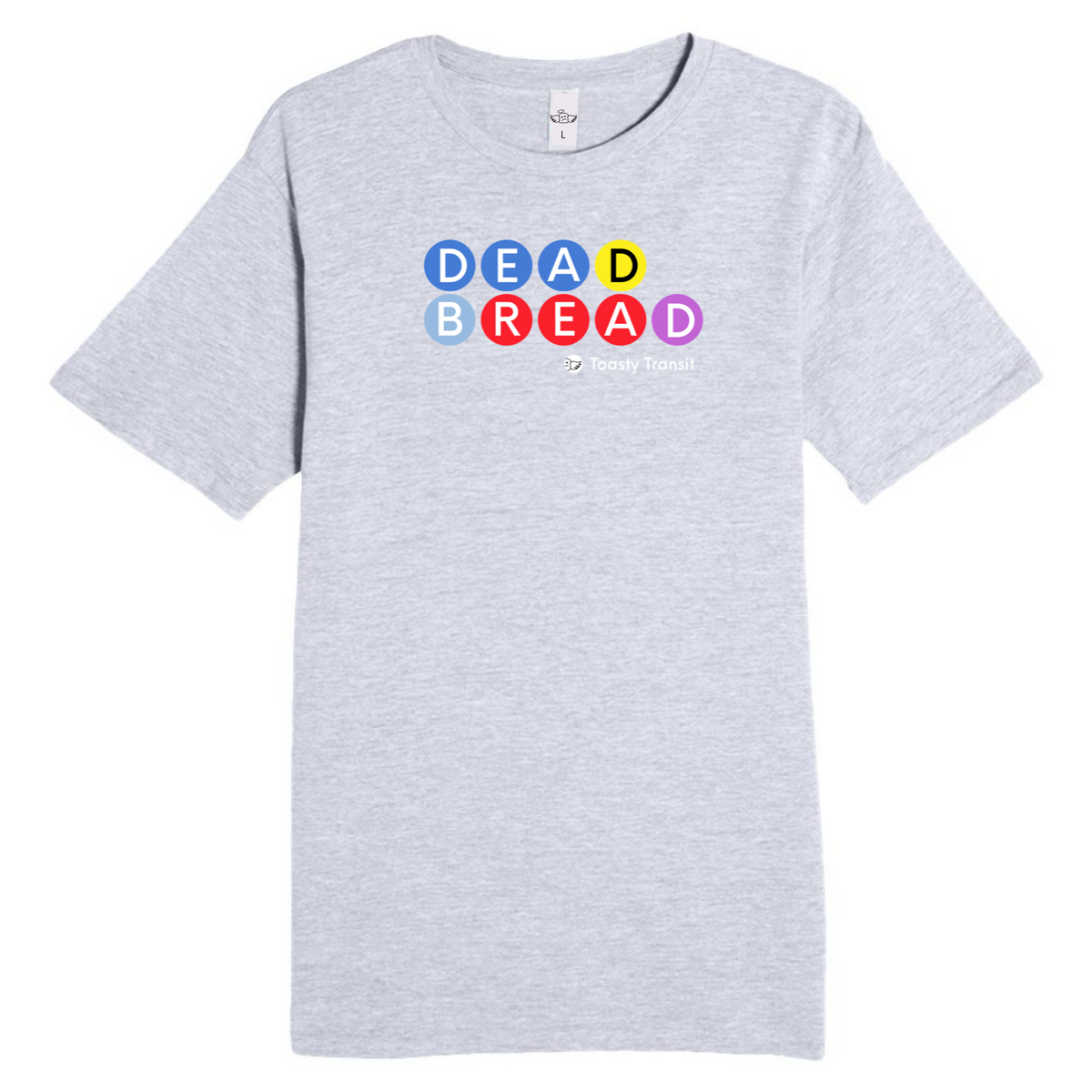 STATION TEE - HEATHER GREY