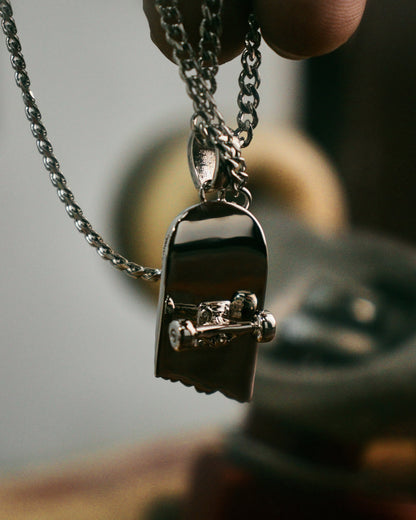 ICED OUT Broken Deck Pendant (Silver)