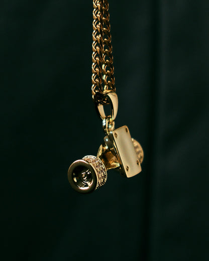 ICED OUT Truck Pendant (Gold)