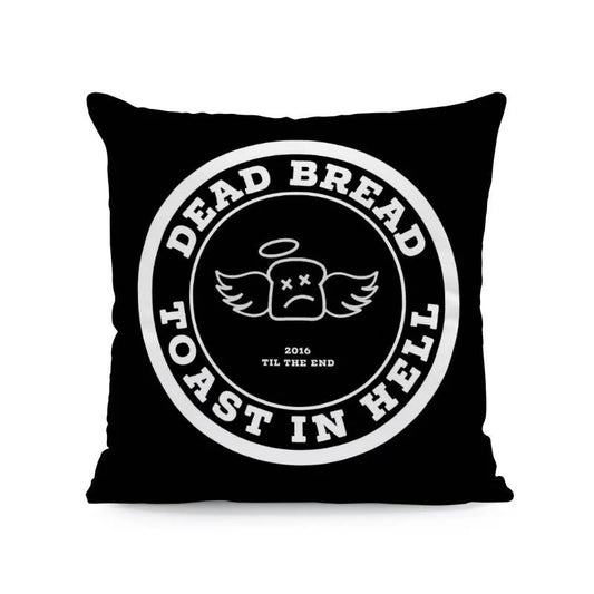 TOAST IN HELL THROW PILLOW