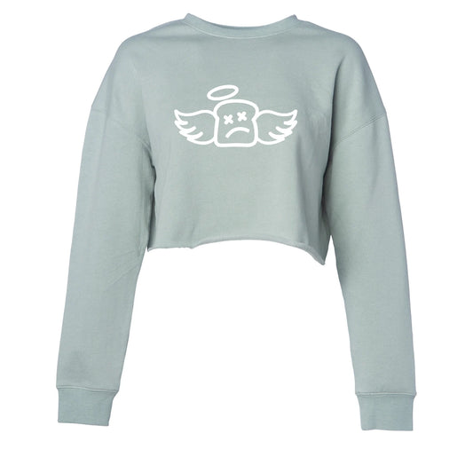 WOMENS BLOW UP CROP CREW - Dead Bread