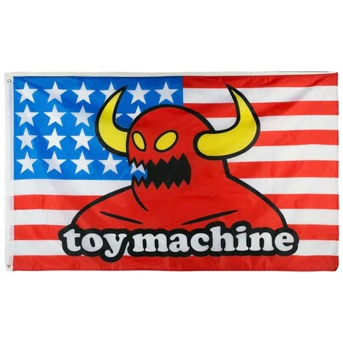 TOY MACHINE AMERICAN MONSTER FLAG - Dead Bread
