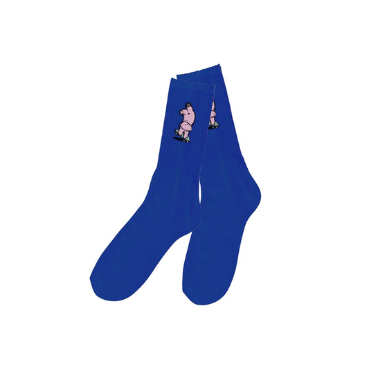 FOUNDATION HIPPO CREW SOCKS - Dead Bread