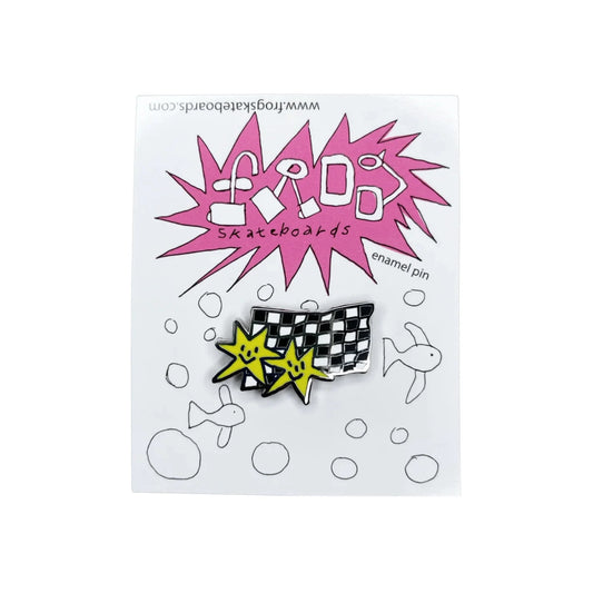 FROG STARS ENAMEL PIN - Dead Bread